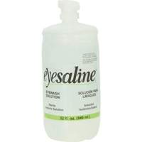 Saline Eyewash Bottles, Full Bottle, 32 oz. Quali-T-Solutions