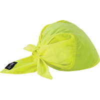 Chill-Its&reg; 6710CT Cooling Triangle Hats, High Visibility Lime-Yellow Quali-T-Solutions