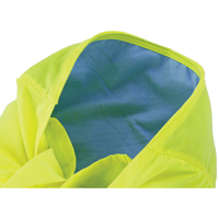 Chill-Its&reg; 6710CT Cooling Triangle Hats, High Visibility Lime-Yellow Quali-T-Solutions