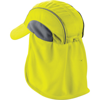 Chapeaux de refroidissement avec voiles pour le cou Chill-Its 6650, Lime haute visibilit&eacute; Quali-T-Solutions