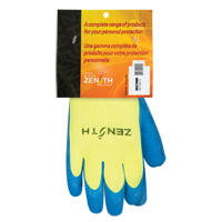 High Visibility Coated Gloves, 9, Rubber Latex Coating, 7 Gauge, Acrylic Shell Quali-T-Solutions