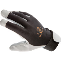 Gants antivibrations Air Glove, Taille Moyen, Paume Cuir perl&eacute; Quali-T-Solutions