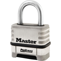 Cadenas &agrave; combinaison ProSeries, Argent, Acier inoxydable, Largeur de 2-1/4" Quali-T-Solutions