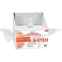 Disposable Lens Cleaning Station, Cardboard, 8" L x 4" D x 8" H Quali-T-Solutions
