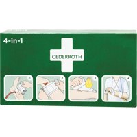 Coagulant 4-dans-1 cederroth, 9" lo x 5-1/2" la Quali-T-Solutions