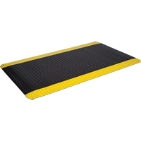 WD Deck Plate Mats, Diamond, 2' x 75' x 5/8", Black/Yellow, Sponge Quali-T-Solutions