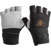 Gants antivibrations - droit, Taille Petit, Paume Cuir fleur Quali-T-Solutions