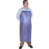 Lightweight Apron, Vinyl, 45" L x 36" W, Blue Quali-T-Solutions