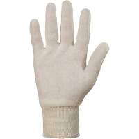 Gants tricot&eacute;s Superior ML80K, Taille unique, Blanc, Non doubl&eacute;, Poignet en tricot Quali-T-Solutions