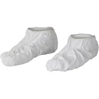 KleenGuard A40 Shoe Covers, Medium, Vinyl, White Quali-T-Solutions