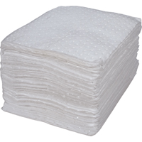 Premium Bonded Sorbent Pads, Oil Only, 15" x 17", 15 gal. Absorbancy Quali-T-Solutions