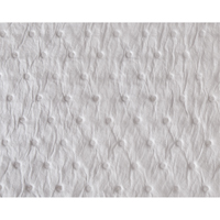 Feuilles absorbantes en fibres fines de premi&egrave;re qualit&eacute;, Huile seulement, 15" x 17", 25 gal. d'absorption Quali-T-Solutions