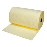 Rouleaux absorbants li&eacute;s de premi&egrave;re qualit&eacute;, Lourd, 150' lo x 30" la, Absorption 50 gal. Quali-T-Solutions