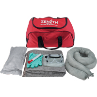 Trousse de lutte contre les d&eacute;versements pour v&eacute;hicules, Universel, Sac, Absorbance de 10 gal. US Quali-T-Solutions