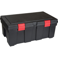 Water Resistant Storage Container, 33" W x 19" D x 13" H, Black Quali-T-Solutions