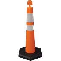 C&ocirc;ne de canalisation, Hauteur 42", Orange Quali-T-Solutions
