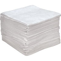 Premium Anti Static Sorbent Pads, Oil Only, 15" x 18", 25 gal. Absorbancy Quali-T-Solutions