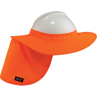 Rebords pour casques de s&eacute;curit&eacute; 6660 Chill-Its, Orange haute visibilit&eacute; Quali-T-Solutions