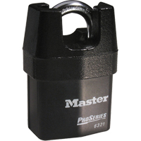 Cadenas prot&eacute;g&eacute; ProSeries, Noir, Cl&eacute;s diff&eacute;rentes, Acier lamin&eacute;, Largeur de 2-3/8" Quali-T-Solutions