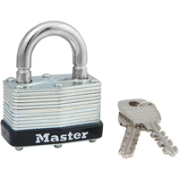 Cadenas lamin&eacute;, Argent, Cl&eacute;s identiques, Acier lamin&eacute;, Largeur de 1-3/4" Quali-T-Solutions