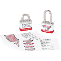 &eacute;tiquettes d'identification &agrave; photo pour cadenas en thermoplastique Zenex Quali-T-Solutions