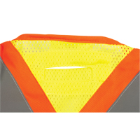 Veste d'arpenteur haute visibilit&eacute;, conforme &agrave; la CSA, Jaune lime haute visibilit&eacute;, Moyen, Polyester Quali-T-Solutions
