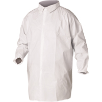 KleenGuard A20 Lab Coats, SMS, White, Large Quali-T-Solutions