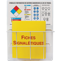 Panneaux de style panier pour mati&egrave;res dangereuses, Français, Compris reliures Quali-T-Solutions