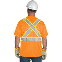 CSA Compliant T-Shirt, Polyester, Medium, Orange Quali-T-Solutions