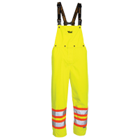 Pantalons 300 deniers Professional Journeyman, Polyester, Petit, Jaune lime haute visibilit&eacute; Quali-T-Solutions