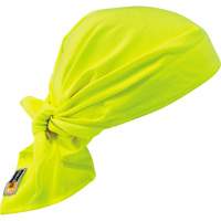 Chill-Its&reg; 6710FR FR Cooling Triangle Hat, High Visibility Lime-Yellow Quali-T-Solutions