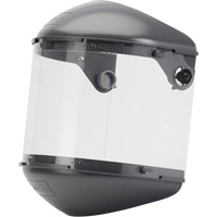 Fibre-Metal Dual 4" Crown High Performance Face Shield System, Propionate, Ratchet Suspension Quali-T-Solutions