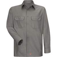 Chemise &agrave; manches longues en tissu ind&eacute;chirable, Hommes, 3T-Grand, Gris Quali-T-Solutions