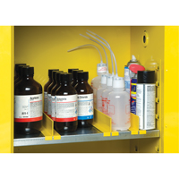 Shelf Dividers for Safety Cabinet Shelves Quali-T-Solutions