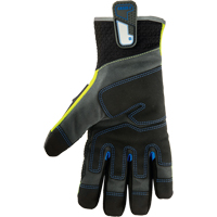 ProFlex&reg; Performance Dorsal Impact-Reducing Gloves + Thermal WP, Small, Suede Palm, Safety Cuff Quali-T-Solutions