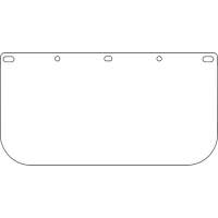 Dynamic Faceshield Visor Window, PETG, Clear Tint Quali-T-Solutions