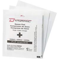 Dynamic Gauze, Pad, 3" L x 3" W, Sterile, Medical Device Class 1 Quali-T-Solutions