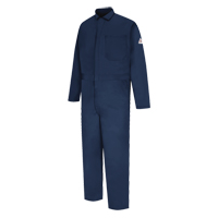 ISO 11611 Flame-Resistant Welding Coveralls, Size 48, Navy Blue Quali-T-Solutions