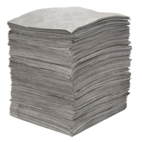 Premium Meltblown Sorbent Pads, Universal, 15" x 18", 30 gal. Absorbancy Quali-T-Solutions