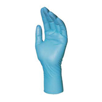 Gants jetables Solo Ultra 997, T-Grand, Nitrile, 4 mils, Sans poudre, Bleu Quali-T-Solutions