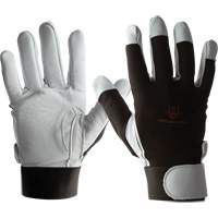 Gants IMPACTO AIRGEL, Taille Grand, Paume Cuir perl&eacute; Quali-T-Solutions