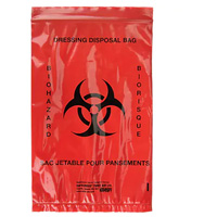 Sacs pour d&eacute;chets dangereux Dynamic, Biorisque, 9" lo x 6" la, 2,0 mils Quali-T-Solutions
