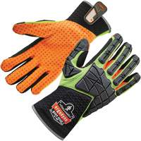 ProFlex&reg; 925F(X) Dorsal Impact-Reducing Gloves, Small, Split Leather Palm, Slip-On Cuff Quali-T-Solutions