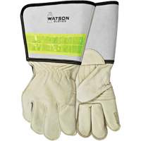 Circuit Breaker Linesman Welding Gloves, Grain Cowhide, Size Medium Quali-T-Solutions
