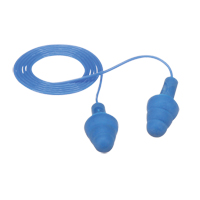 Bouchons d'oreilles d&eacute;tectables E-A-Rsoft UltraFit, Avec cordon, R&eacute;gulier, Vrac - Sac en poly, NRR dB 25 Quali-T-Solutions