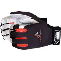 Gants de m&eacute;canicien ClutchGear, Paume Cuir fleur/Cuir refendu, Taille Petit Quali-T-Solutions