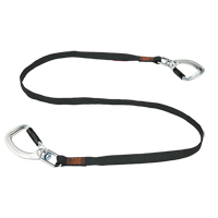 Squids&reg; 3139  Double-Locking Tool Lanyard with Swivel, Fixed Length, Dual Carabiner Quali-T-Solutions