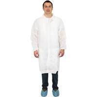Lab Coat, Polypropylene, White, Large Quali-T-Solutions
