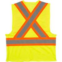 Veste de s&eacute;curit&eacute; pour la circulation, Jaune lime haute visibilit&eacute;, Moyen, Polyester Quali-T-Solutions