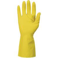 Gants ChemStop, Taille Petit/7, 12" lo, Latex, Doublure en Ouat&eacute;e, 12 mils Quali-T-Solutions